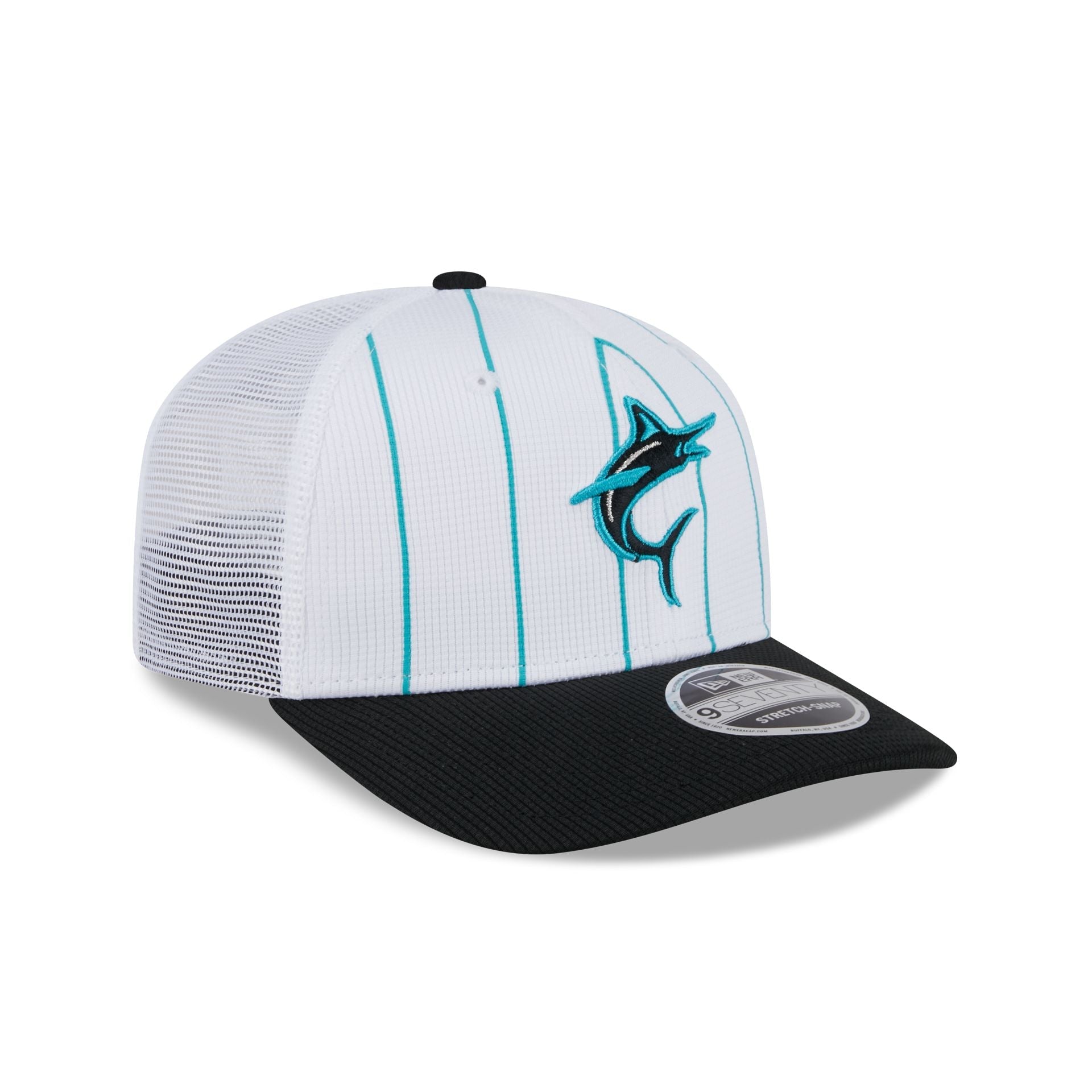 Miami Marlins 2025 Batting Practice 9SEVENTY Trucker Hat
