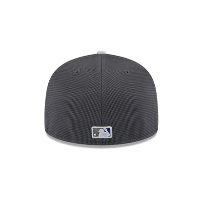 Los Angeles Dodgers 2025 Batting Practice Gray 59FIFTY Fitted Hat