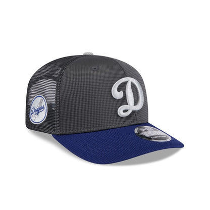 Los Angeles Dodgers 2025 Batting Practice Gray 9SEVENTY Trucker Hat