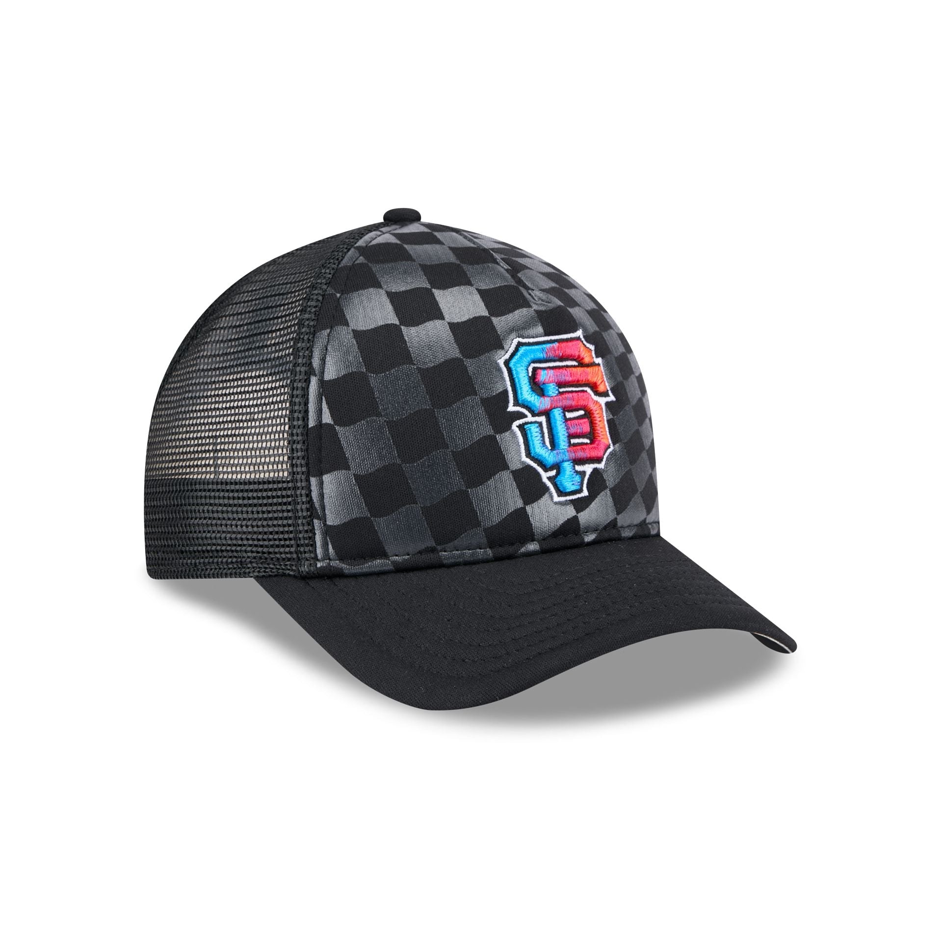 San Francisco Giants Gradient Raceway 9FORTY M-Crown A-Frame Trucker Hat