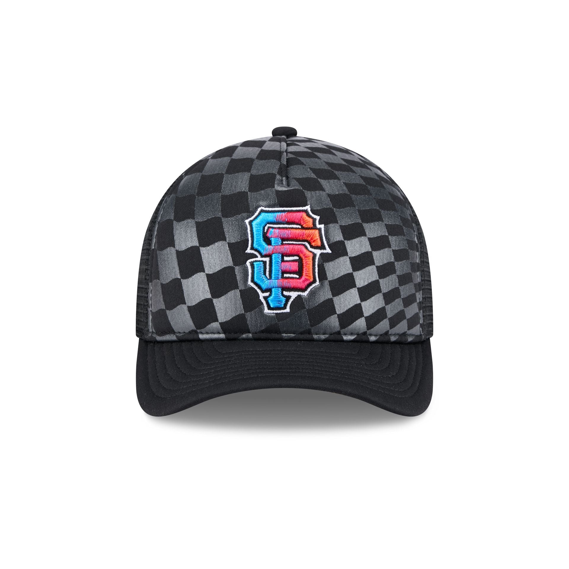San Francisco Giants Gradient Raceway 9FORTY M-Crown A-Frame Trucker Hat