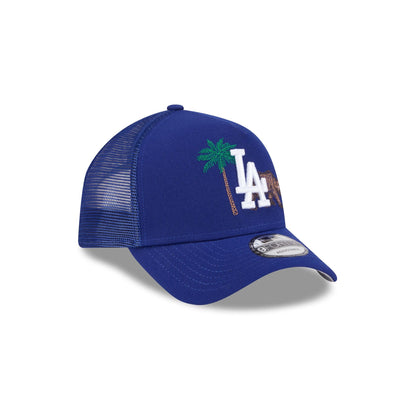 Los Angeles Dodgers State Stitch 9FORTY A-Frame Trucker Hat