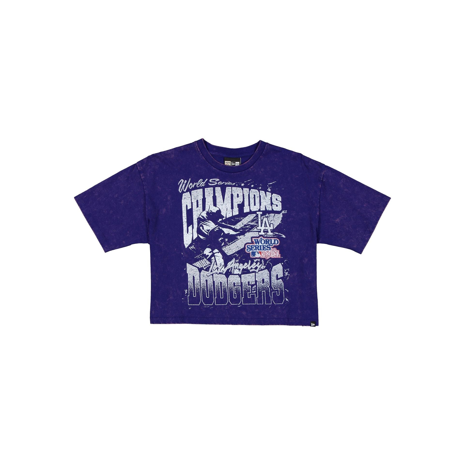 Los Angeles Dodgers Sport Classics Women's Cropped T-Shirt