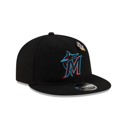 Miami Marlins Jackie Robinson Day 2025 Retro Crown 9FIFTY Snapback Hat