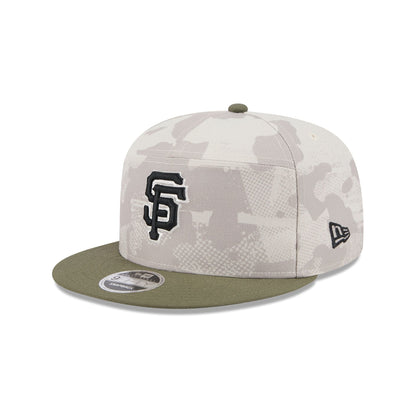 San Francisco Giants Armed Forces Day 2025 Split Panel 9FIFTY Snapback Hat