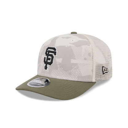 San Francisco Giants Armed Forces Day 2025 9SEVENTY Trucker Hat