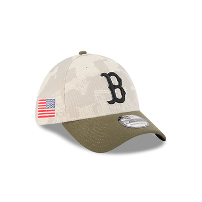 Boston Red Sox Armed Forces Day 2025 39THIRTY Stretch Fit Hat