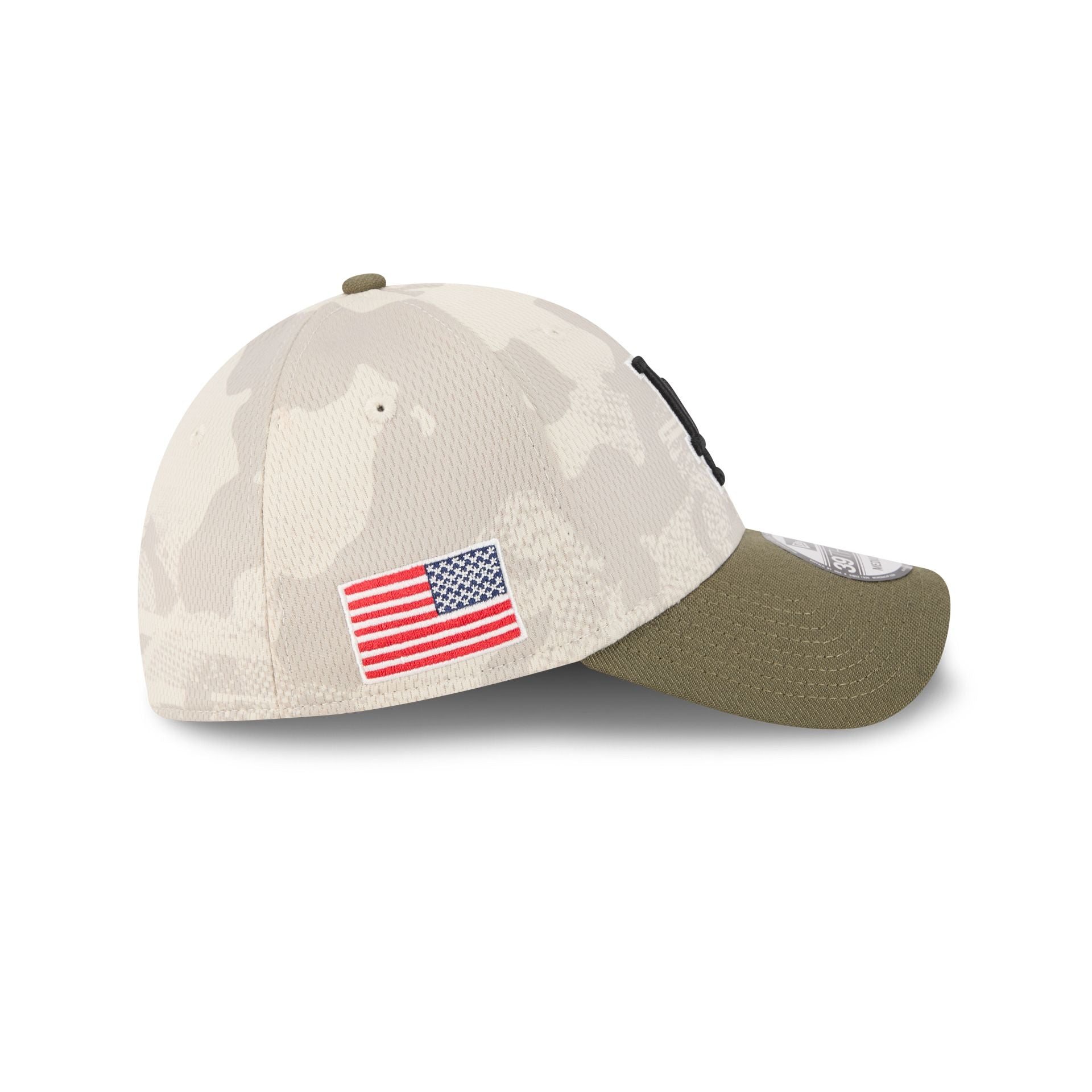 Los Angeles Dodgers Armed Forces Day 2025 39THIRTY Stretch Fit Hat