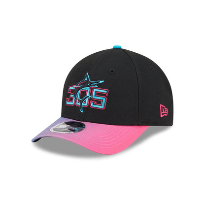 Miami Marlins City Connect 9FORTY M-Crown Snapback Hat