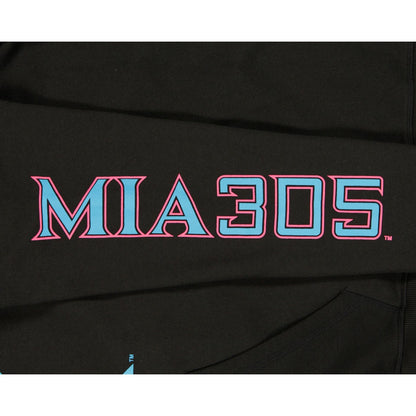 Miami Marlins City Connect Black Hoodie