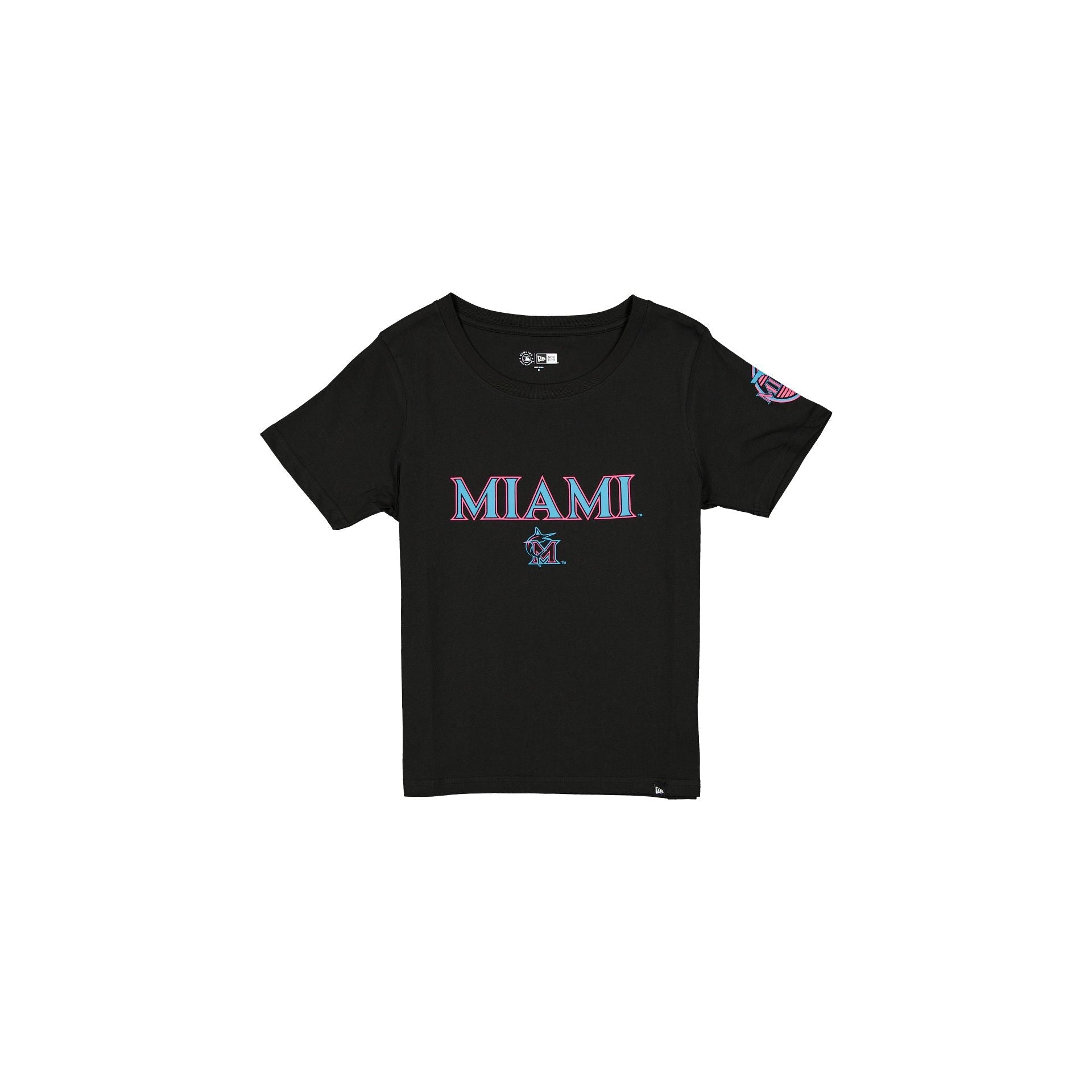 Miami Marlins City Connect Women's Black T-Shirt