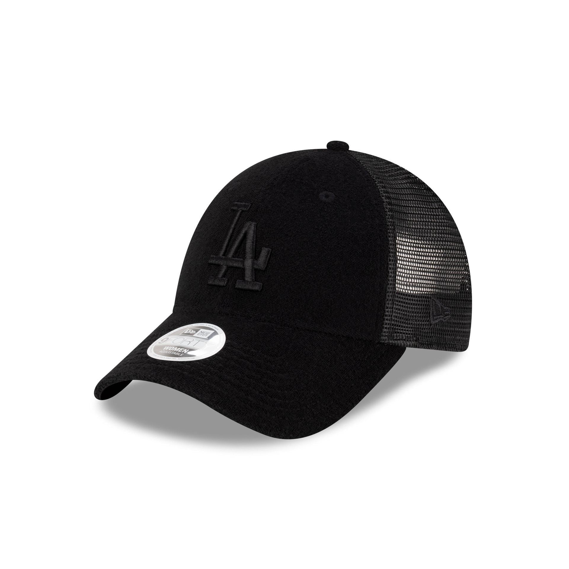 Los Angeles Dodgers Terry Cloth Black Women's 9FORTY Trucker Hat