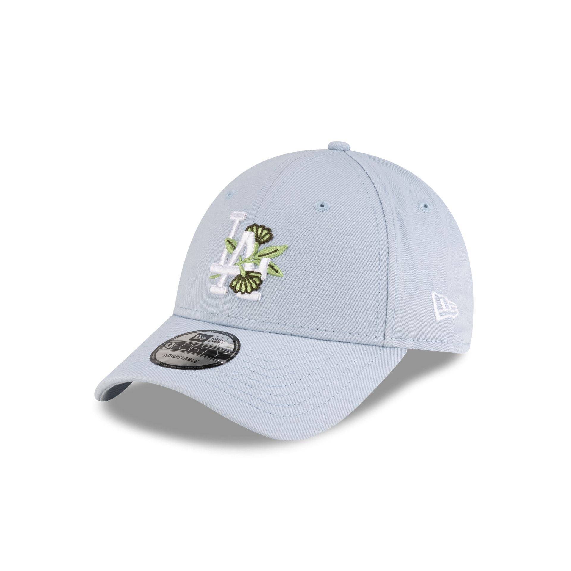 Los Angeles Dodgers Floral Pastel Blue 9FORTY Adjustable Hat