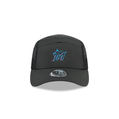 Miami Marlins Poly Runner Adjustable Hat