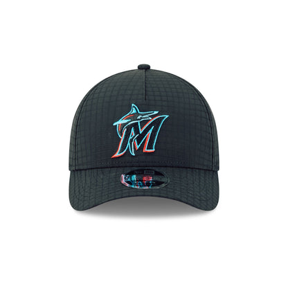 Miami Marlins Ripstop 9FORTY M-Crown A-Frame Snapback Hat