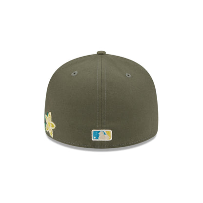 Athletics Tonal Florals Olive 59FIFTY Fitted Hat