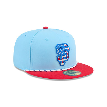 San Francisco Giants Independence Day 2025 59FIFTY Fitted Hat