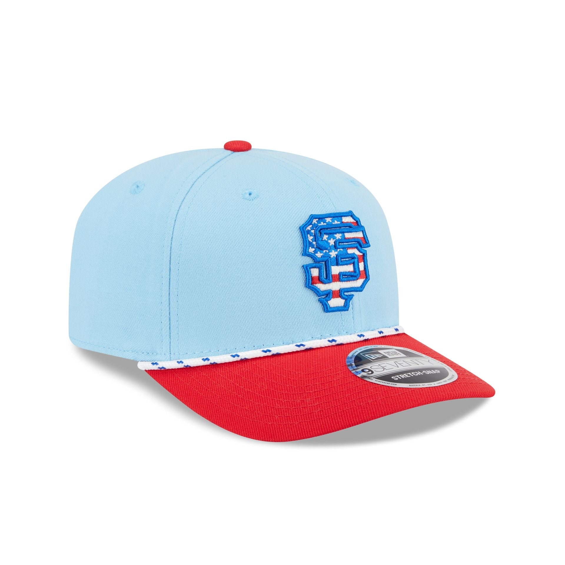 San Francisco Giants Independence Day 2025 9SEVENTY Stretch-Snap Hat