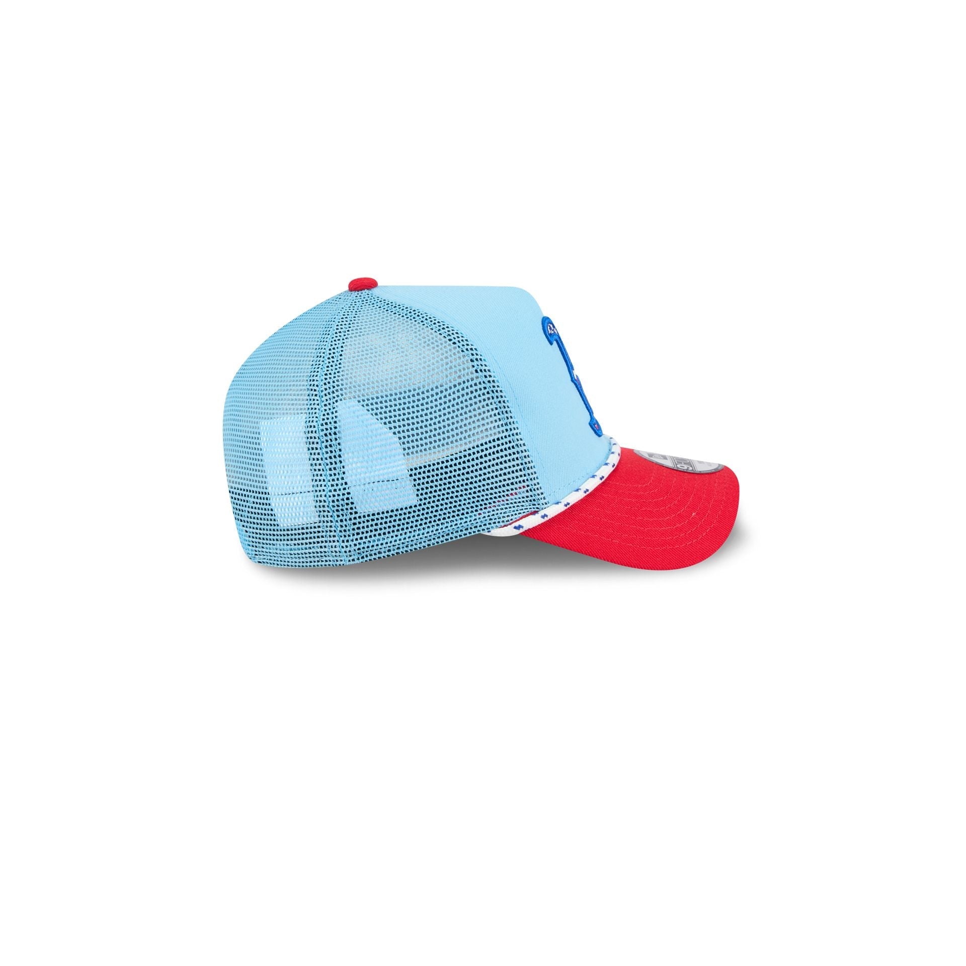 Boston Red Sox Independence Day 2025 Kids 9FORTY M-Crown A-Frame Trucker Hat