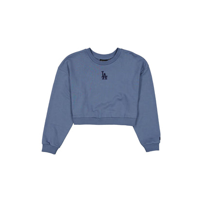 Los Angeles Dodgers League Essential Cropped Blue Women's Crewneck