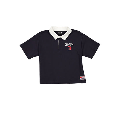 Boston Red Sox Throwback Women's Cropped Polo