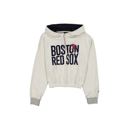 Boston Red Sox Sport Night Heather Gray Women's Hoodie