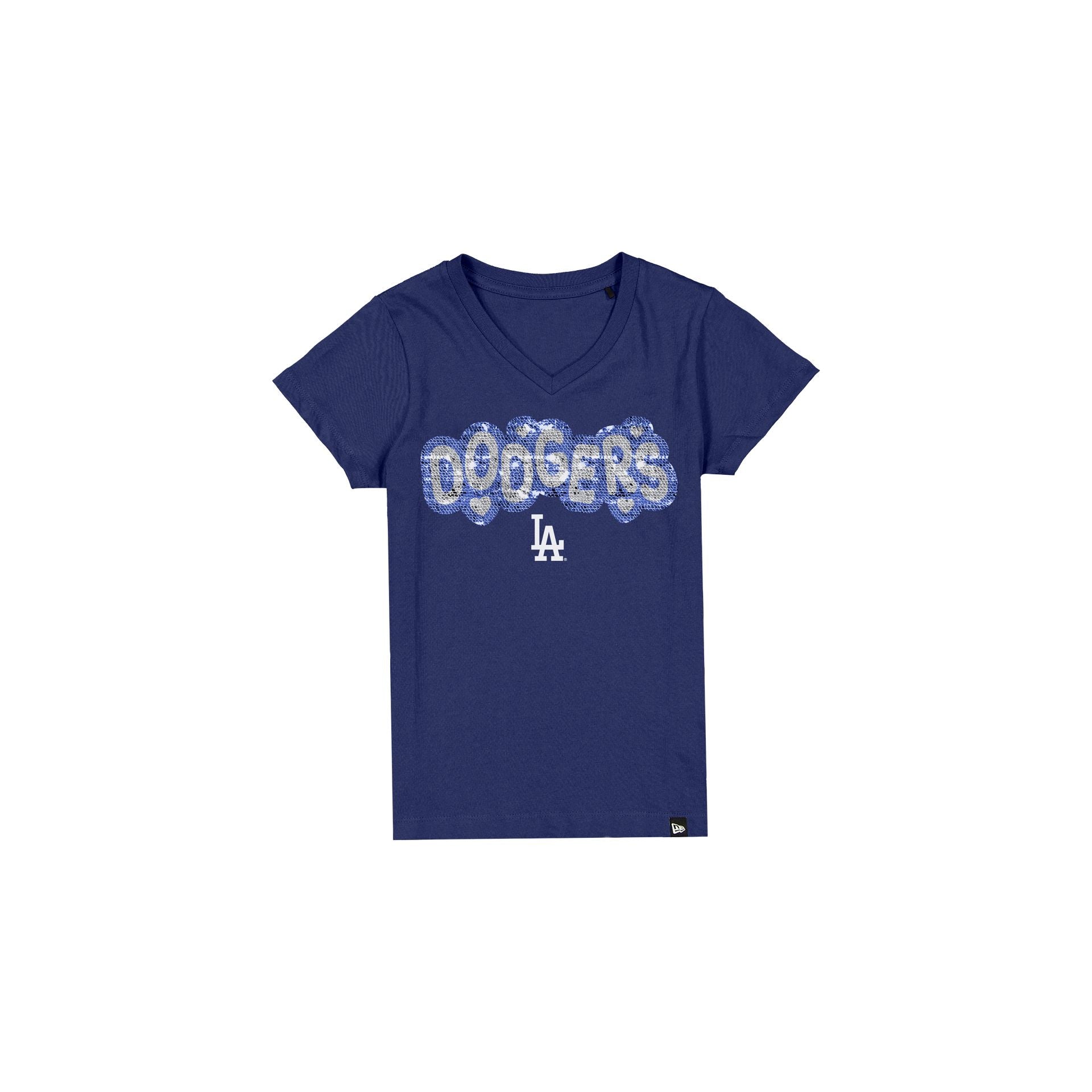 Los Angeles Dodgers Flip Sequin Girls T-Shirt