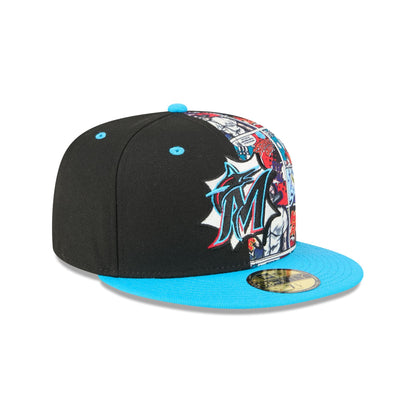Miami Marlins Diamond Hero Edition 59FIFTY Fitted Hat
