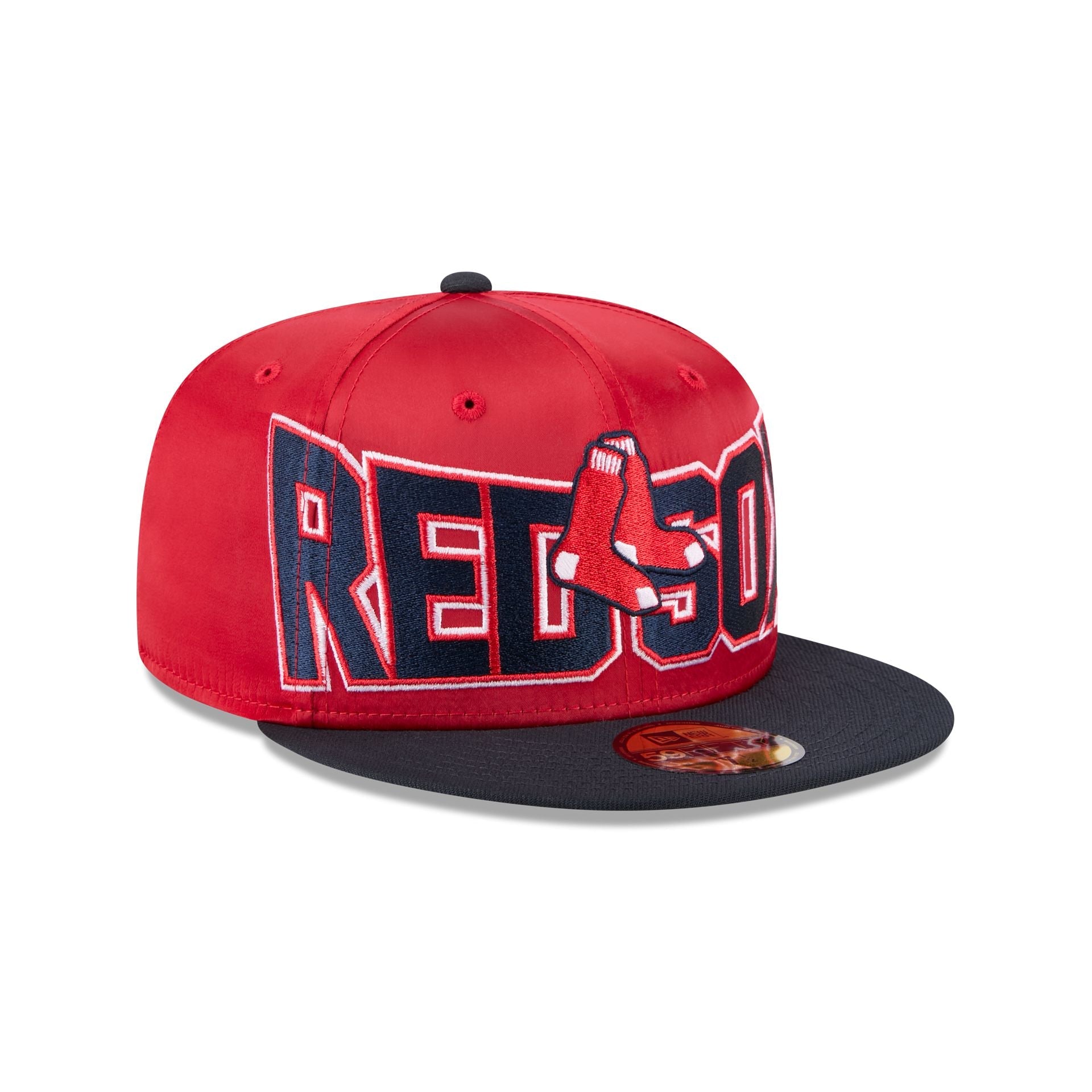 Boston Red Sox Bold Satin 59FIFTY Fitted Hat