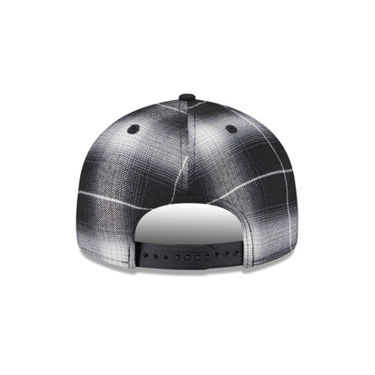 San Francisco Giants Black and White Plaid Retro Crown 9FIFTY Snapback Hat