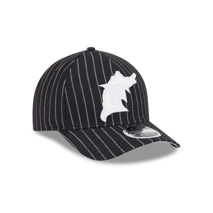 Miami Marlins Dotted Pinstripe 9FORTY M-Crown A-Frame Adjustable Hat