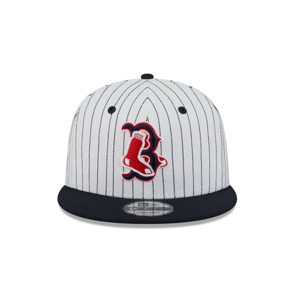 Boston Red Sox Deceptor Pinstripe 9FIFTY Snapback Hat