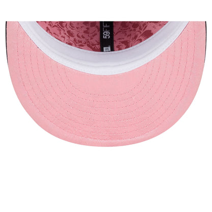 Miami Marlins Floral Undervisor 59FIFTY Fitted Hat