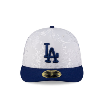 Los Angeles Dodgers Floral Shine Low Profile 59FIFTY Fitted Hat