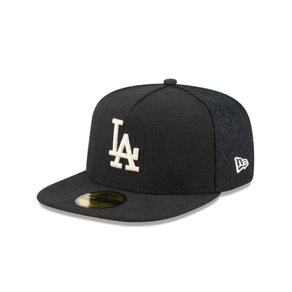 Los Angeles Dodgers Black Mesh 59FIFTY A-Frame Fitted Hat
