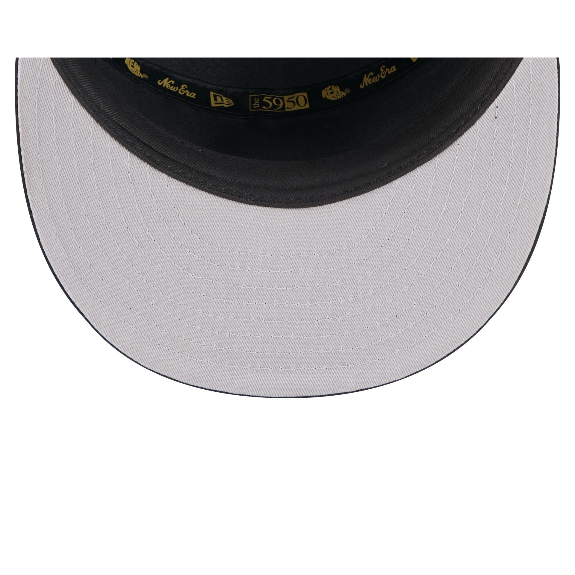 Oakland Athletics Black Poly Rope Split Panel 59FIFTY Fitted Hat