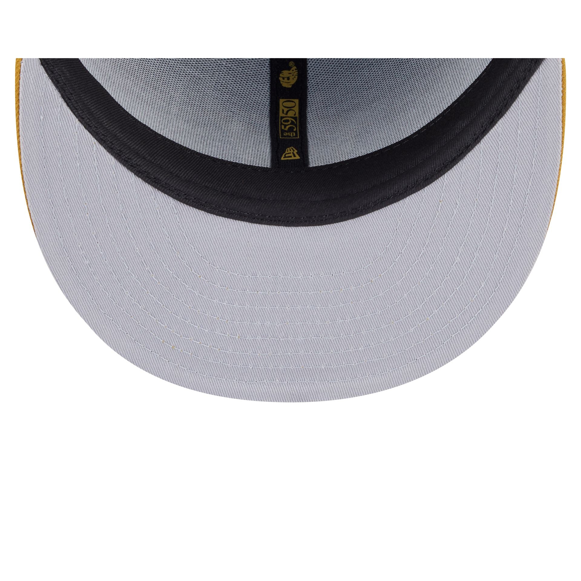 Miami Marlins Metallic Gold Logo 59FIFTY Fitted Hat