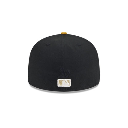 Athletics Metallic Gold Logo 59FIFTY Fitted Hat