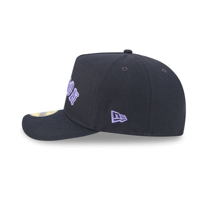 Boston Red Sox Navy Lavender 59FIFTY A-Frame Fitted Hat