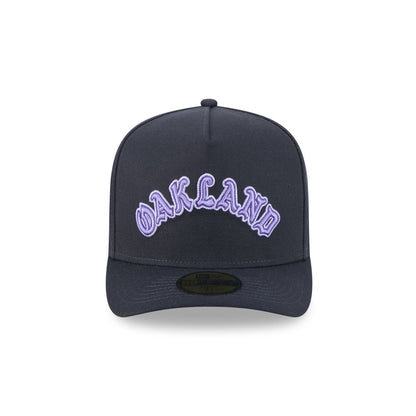 Athletics Navy Lavender 59FIFTY A-Frame Fitted Hat