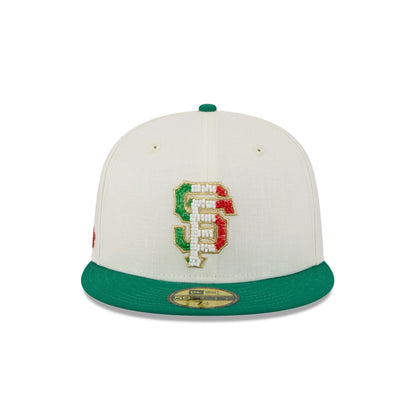 San Francisco Giants Beaded Linen 59FIFTY Fitted Hat