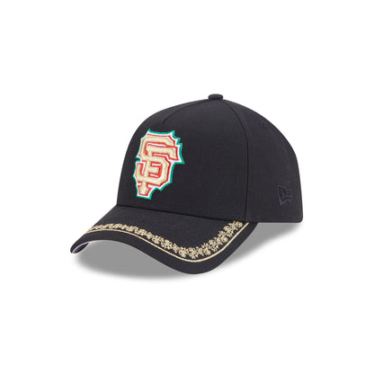 San Francisco Giants Ornate Visor 9FORTY A-Frame Snapback Hat