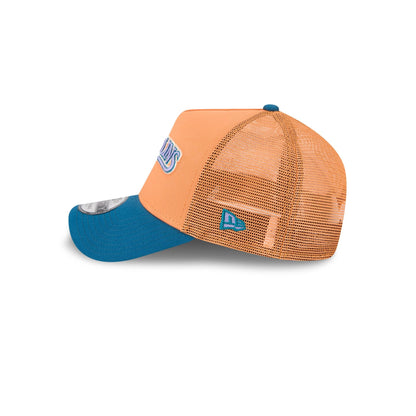 Miami Marlins Orange Glaze 9FORTY A-Frame Trucker Hat