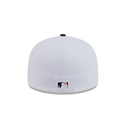 Boston Red Sox Summer Derby White 59FIFTY A-Frame Fitted Hat