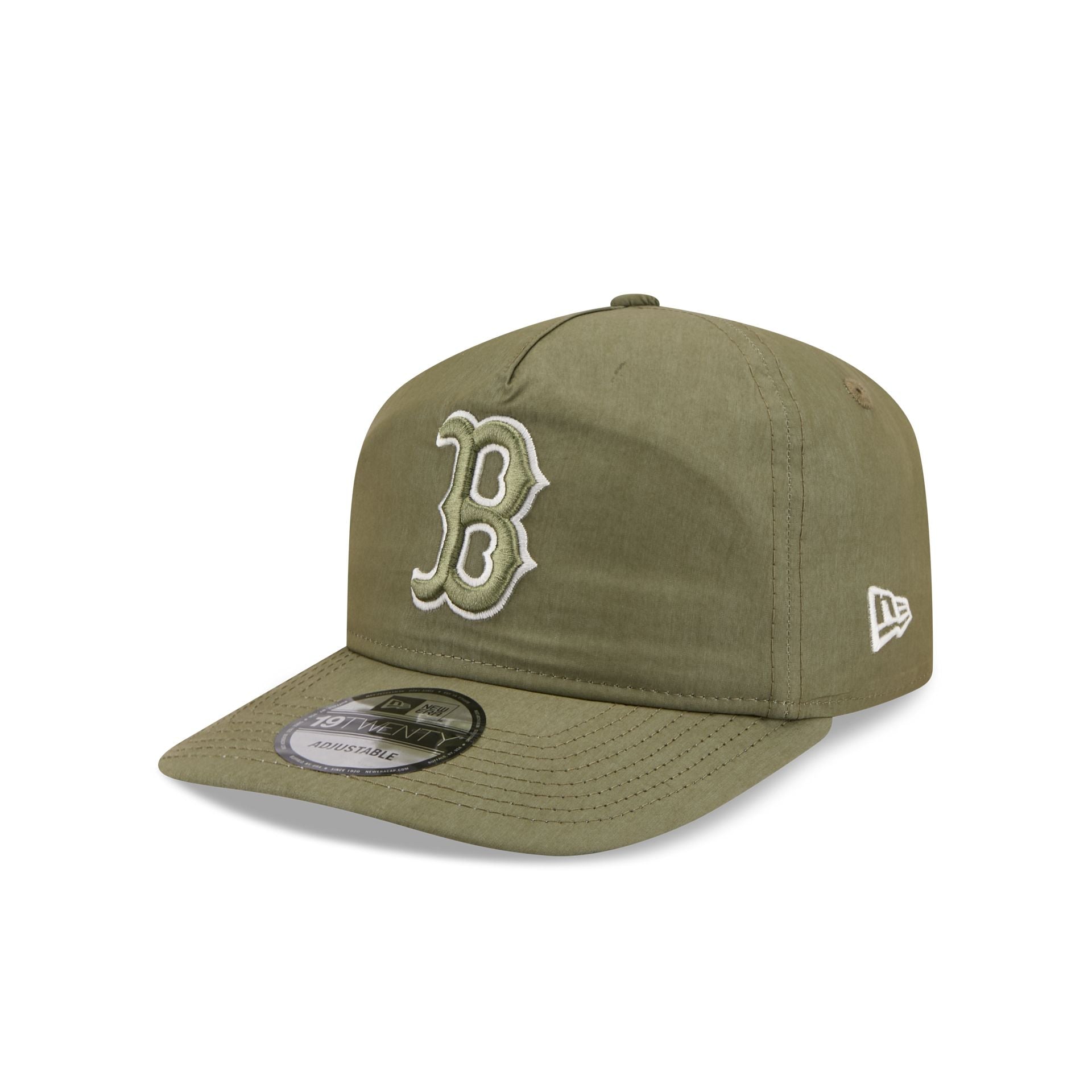 Boston Red Sox Olive Green Nylon 19TWENTY Adjustable Hat