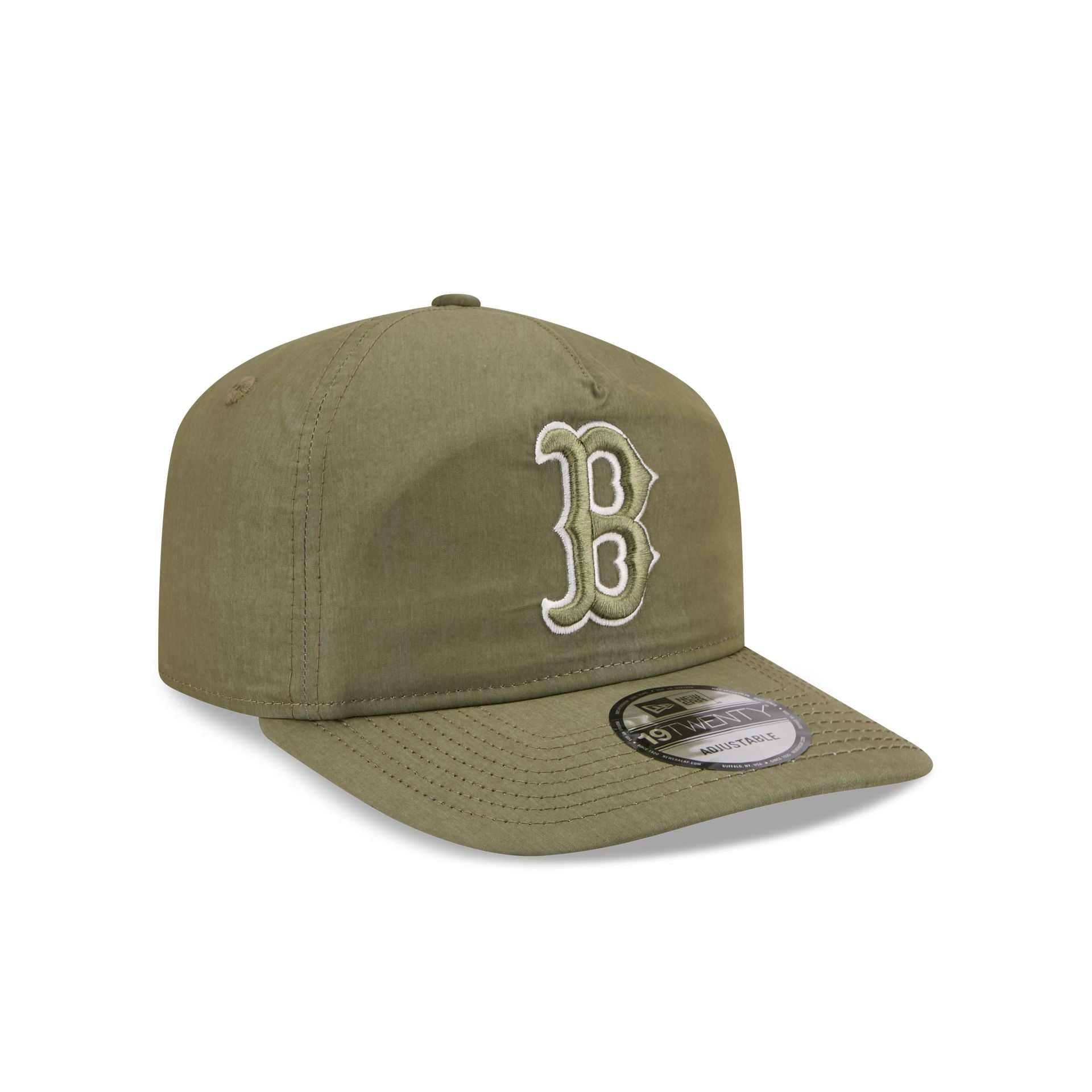 Boston Red Sox Olive Green Nylon 19TWENTY Adjustable Hat