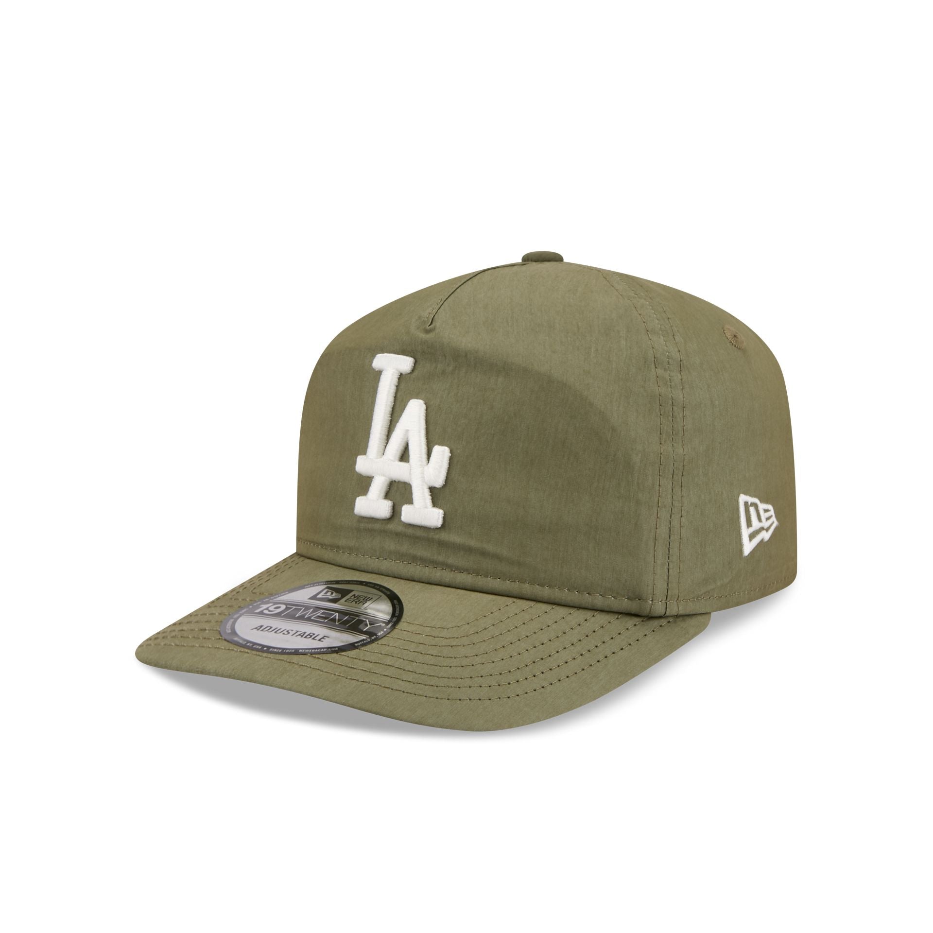Los Angeles Dodgers Olive Green Nylon 19TWENTY Adjustable Hat