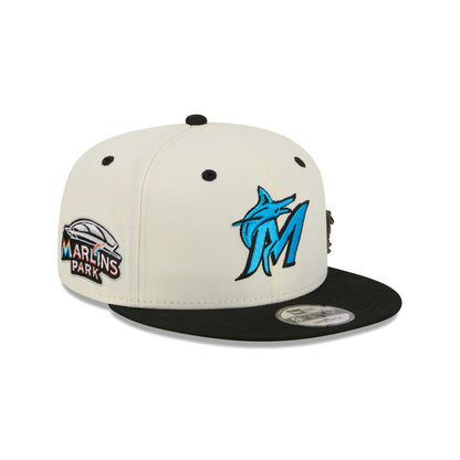 Miami Marlins Mascot Pin 9FIFTY Snapback Hat