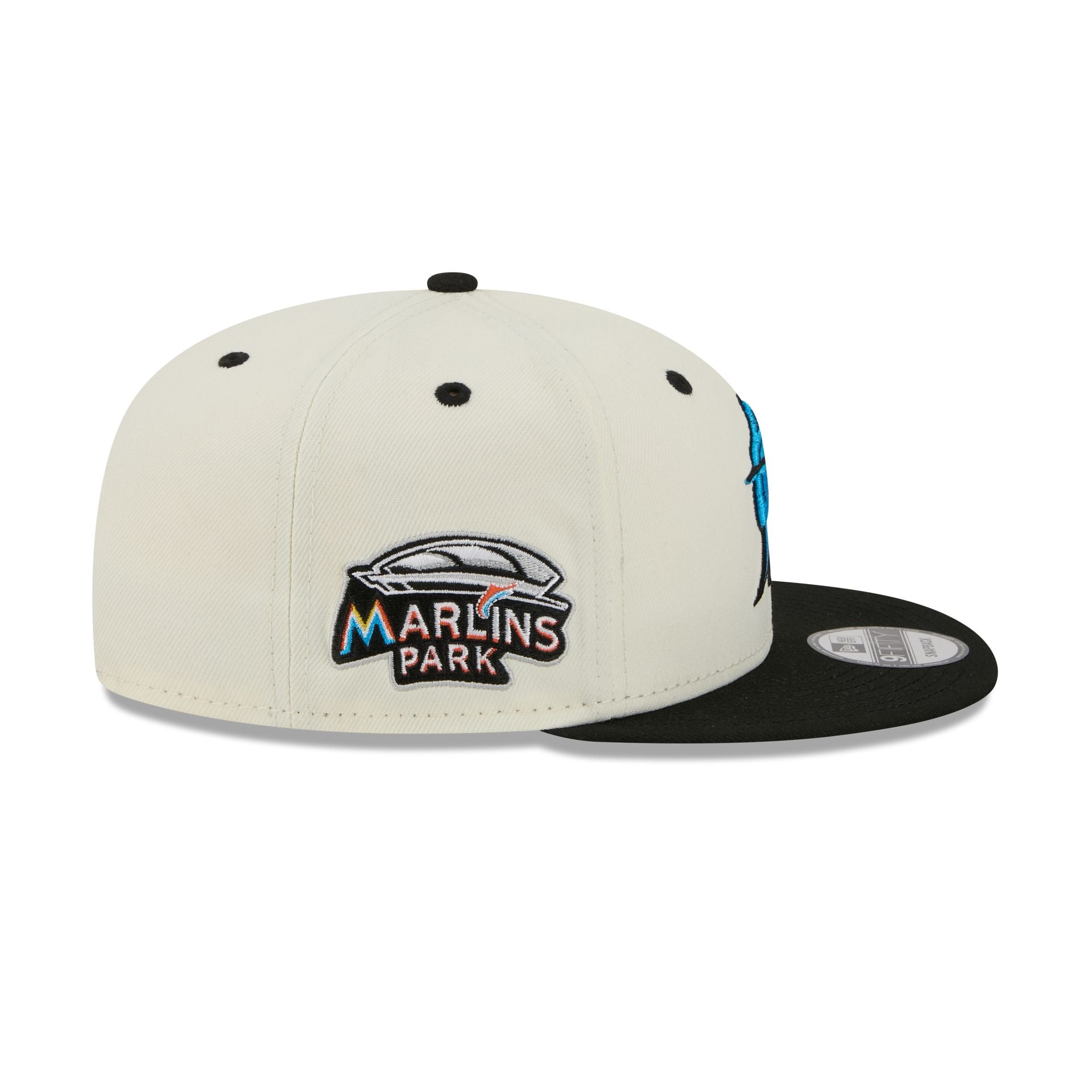 Miami Marlins Mascot Pin 9FIFTY Snapback Hat