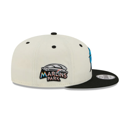 Miami Marlins Mascot Pin 9FIFTY Snapback Hat